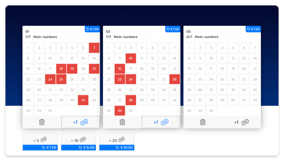 Choose and play your Oz lotto winning numbers with Lotto247